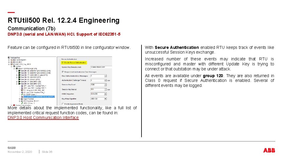 — RTUtil 500 Rel. 12. 2. 4 Engineering Communication (7 b) DNP 3. 0 — RTUtil 500 Rel. 12. 2. 4 Engineering Communication (7 b) DNP 3. 0