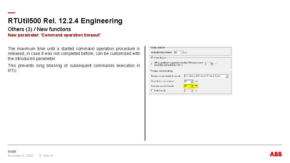 — RTUtil 500 Rel. 12. 2. 4 Engineering Others (3) / New functions New — RTUtil 500 Rel. 12. 2. 4 Engineering Others (3) / New functions New