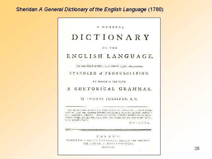 Sheridan A General Dictionary of the English Language (1780) 28 