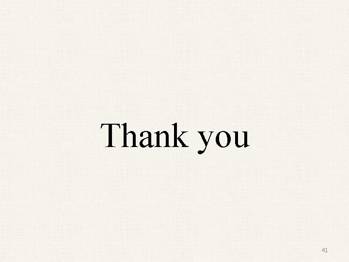 Thank you 41 