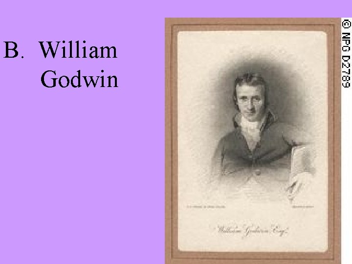 B. William Godwin 