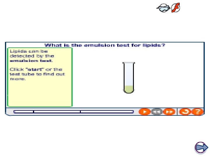 Emulsion test for lipids 