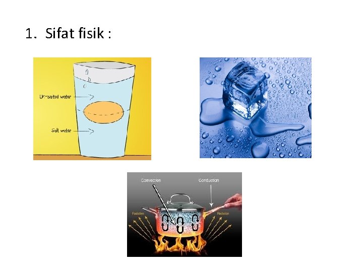 1. Sifat fisik : 