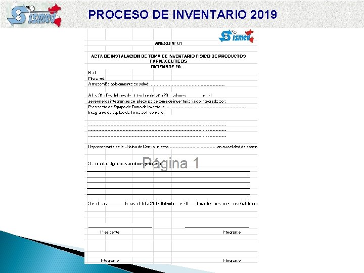 PROCESO DE INVENTARIO 2019 
