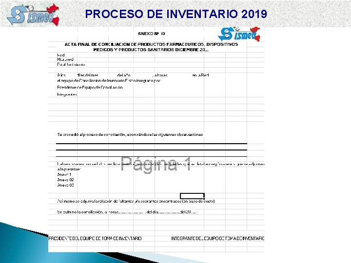 PROCESO DE INVENTARIO 2019 