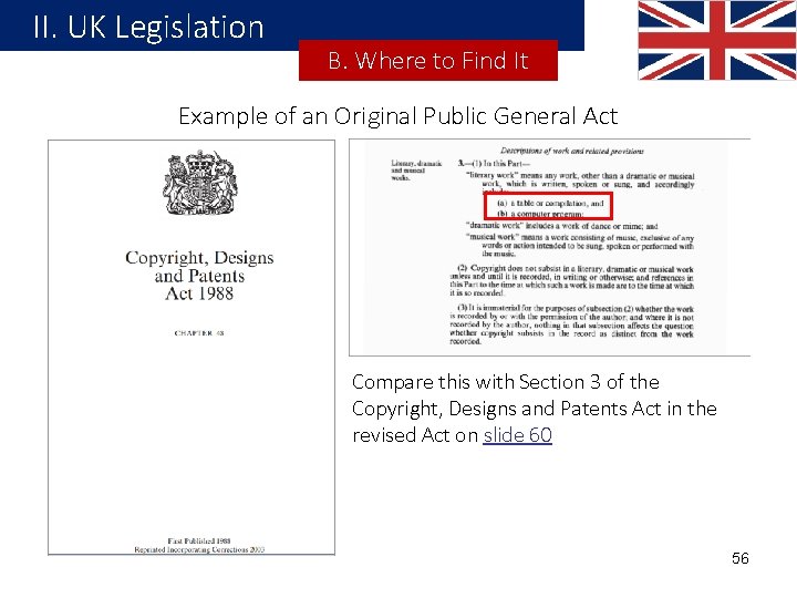 II. UK Legislation B. Where to Find It Example of an Original Public General