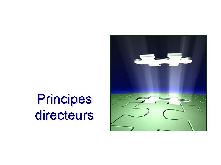 Principes directeurs 