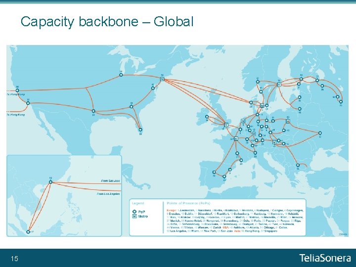 Capacity backbone – Global 15 