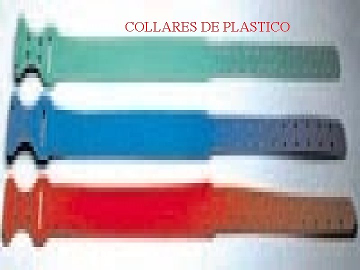 COLLARES DE PLASTICO 