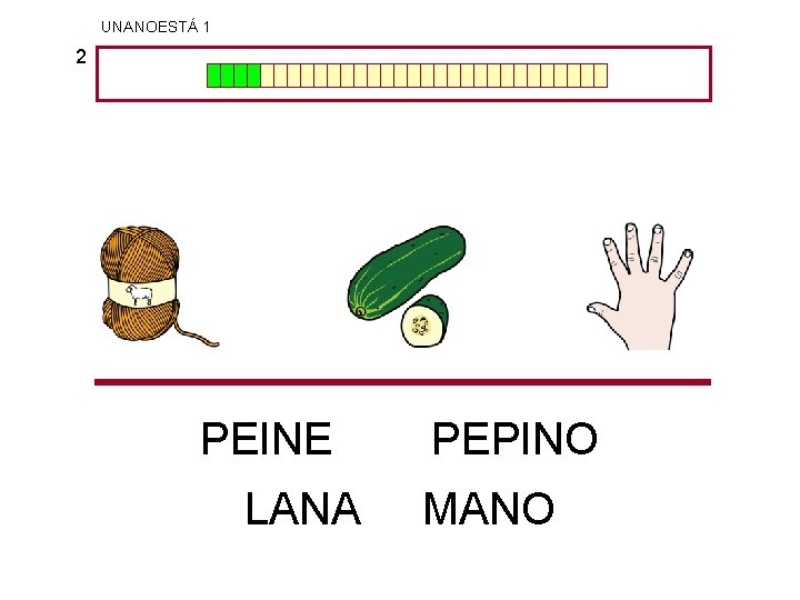 UNANOESTÁ 1 2 PEINE LANA PEPINO MANO 