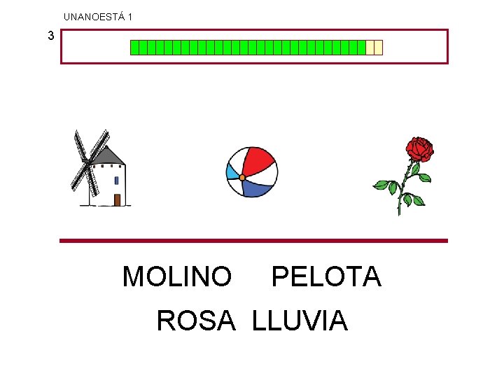 UNANOESTÁ 1 3 MOLINO PELOTA ROSA LLUVIA 