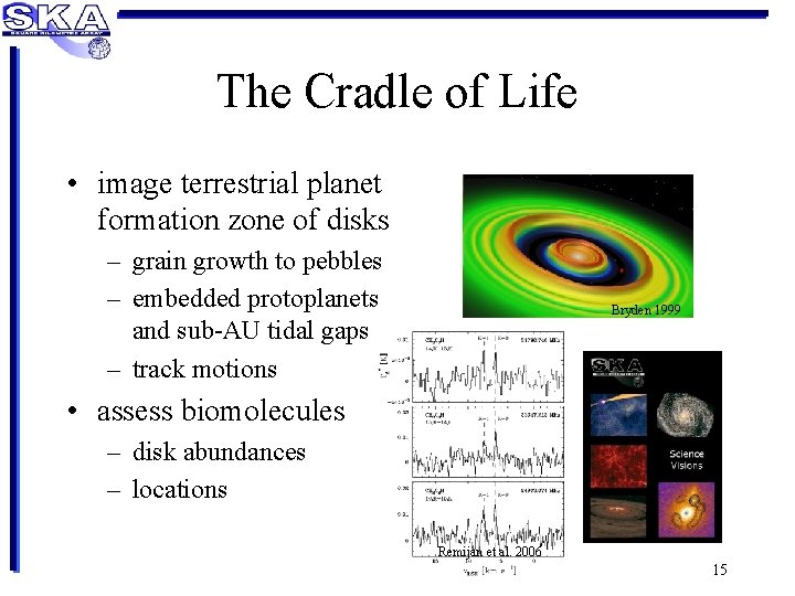 The Cradle of Life • image terrestrial planet formation zone of disks – grain