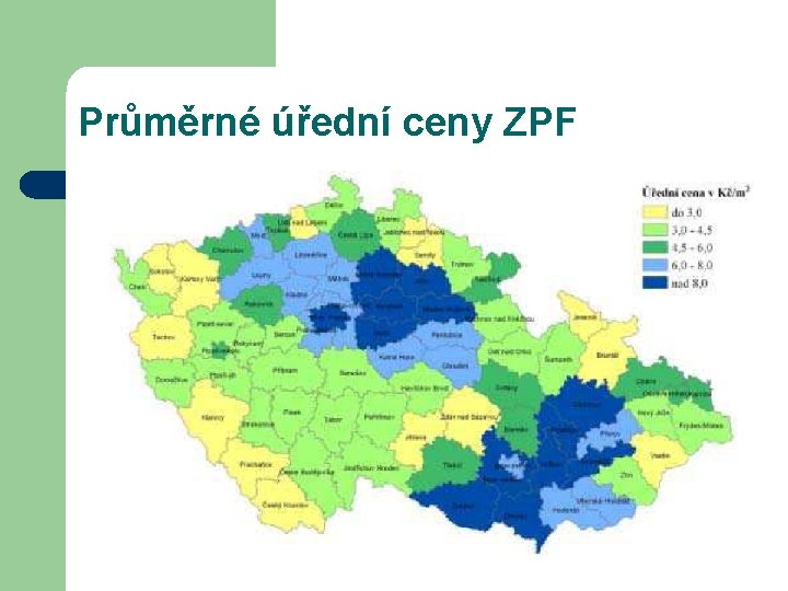 Průměrné úřední ceny ZPF 