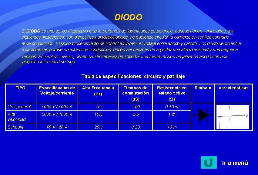 DIODO El DIODO es uno de los dispositivo mas importantes de los circuitos de DIODO El DIODO es uno de los dispositivo mas importantes de los circuitos de