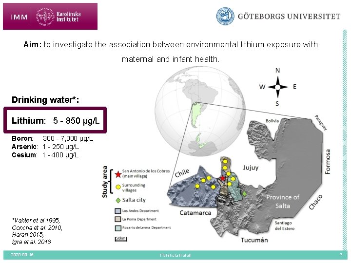 Aim: to investigate the association between environmental lithium exposure with maternal and infant health.
