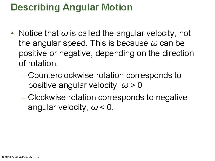 Chapter 8 Lecture Pearson Physics Rotational Motion and