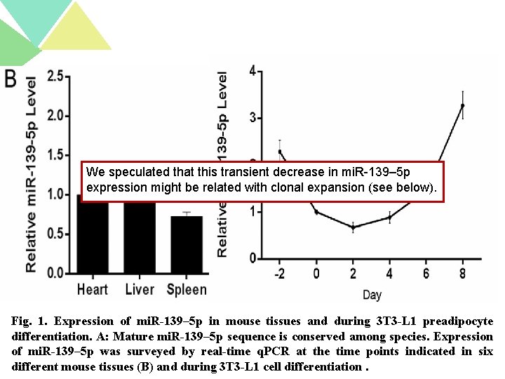 We speculated that this transient decrease in mi. R-139– 5 p expression might be