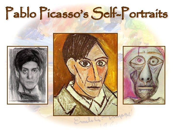 Pablo Picasso’s Self-Portraits 