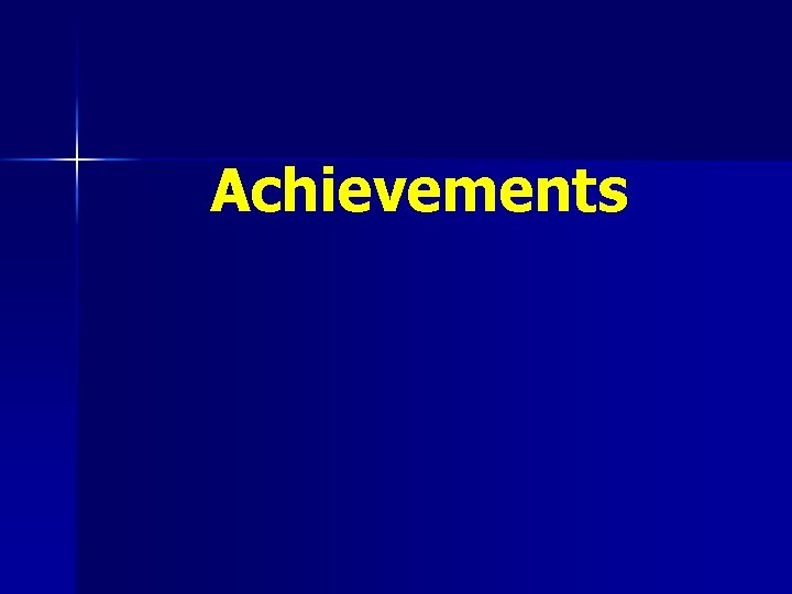 Achievements 