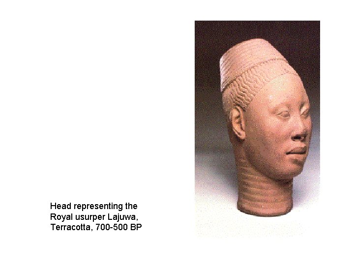 Head representing the Royal usurper Lajuwa, Terracotta, 700 -500 BP 
