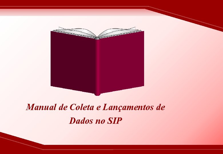 Manual de Coleta e Lançamentos de Dados no SIP 