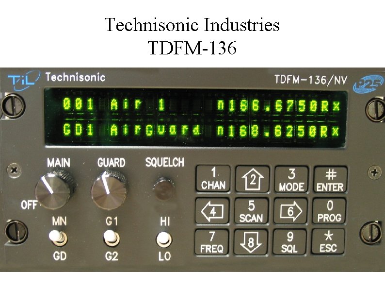 Technisonic Industries TDFM-136 