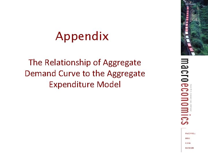 Appendix The Relationship of Aggregate Demand Curve to the Aggregate Expenditure Model 