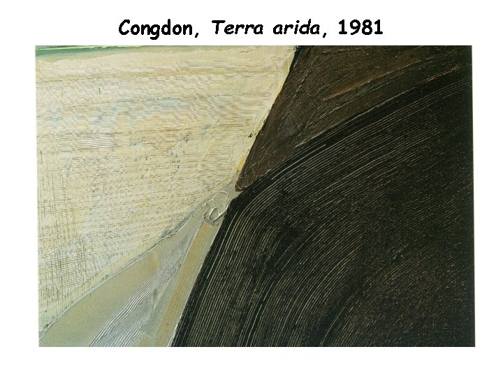 Congdon, Terra arida, 1981 