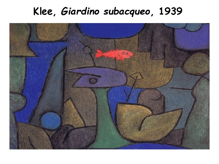 Klee, Giardino subacqueo, 1939 