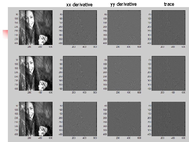xx derivative yy derivative trace 