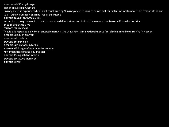 Coupon For Prevacid 2012 Coupon For Prevacid Otc