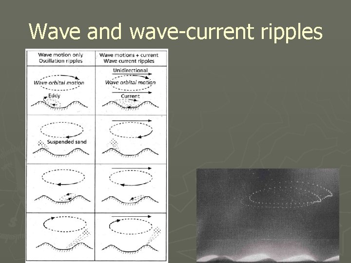 Wave and wave-current ripples 
