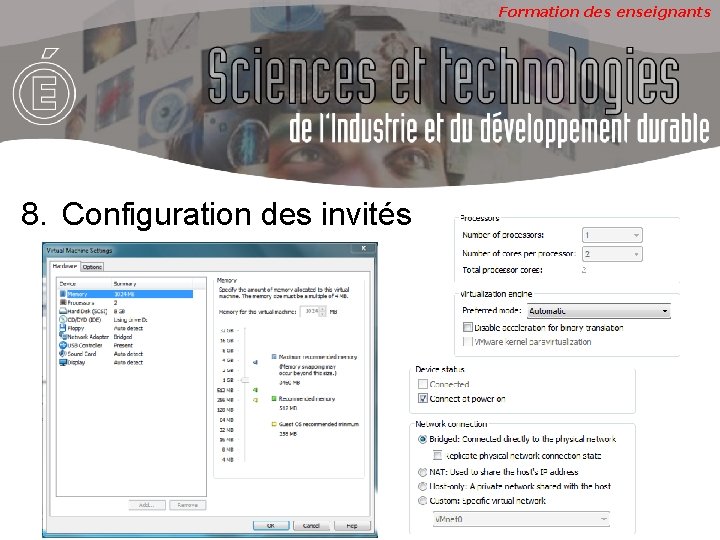 Formation des enseignants 8. Configuration des invités 