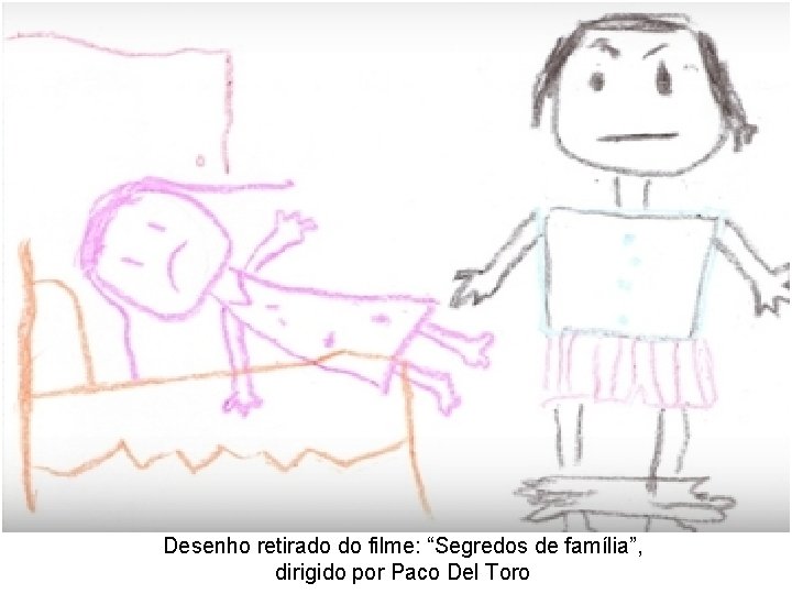 Desenho retirado do filme: “Segredos de família”, dirigido por Paco Del Toro 
