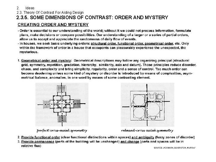 2. Ideas 2. 3. Theory Of Contrast For Aiding Design 2. 3. 5. SOME