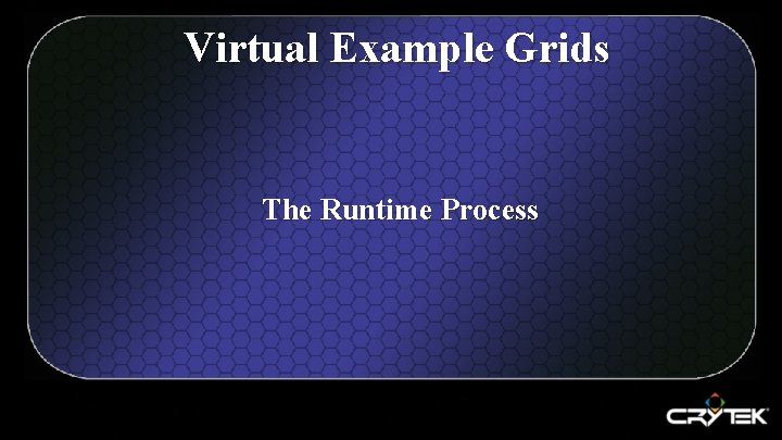 Virtual Example Grids The Runtime Process 
