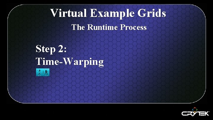 Virtual Example Grids The Runtime Process Step 2: Time-Warping 