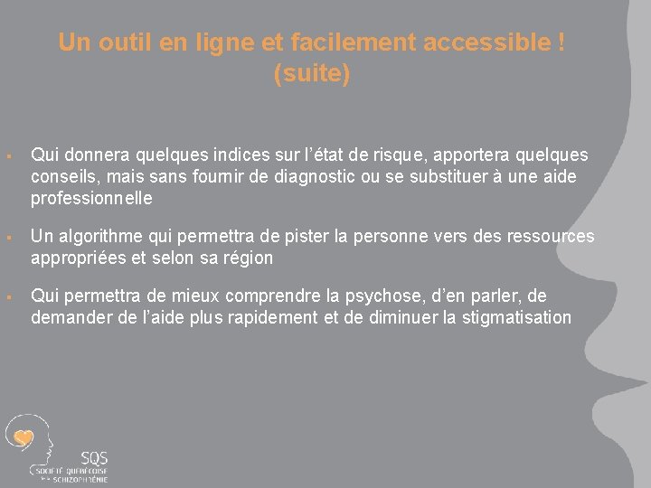 Un outil en ligne et facilement accessible ! (suite) § Qui donnera quelques indices