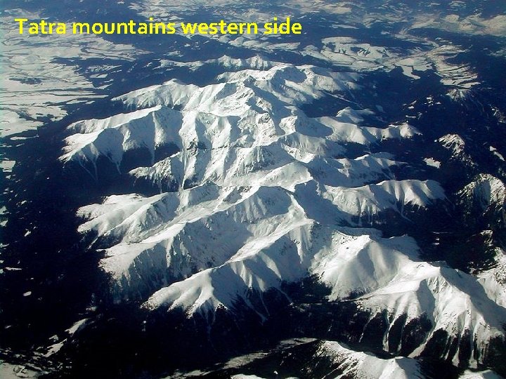 Tatra mountains western side 