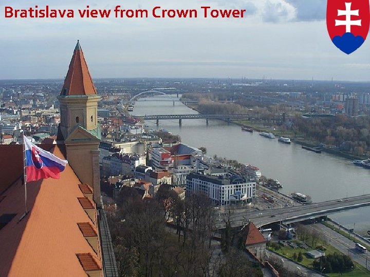 Bratislava view from Crown Tower 