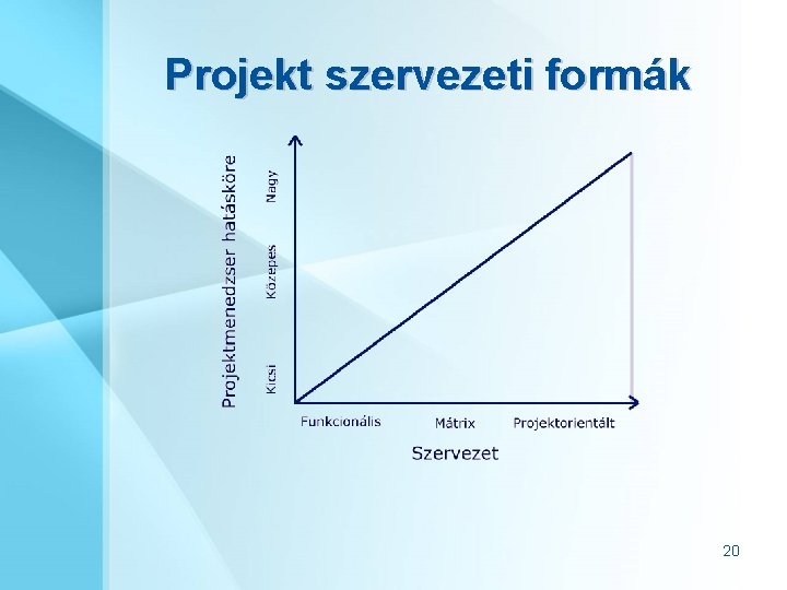 Projekt szervezeti formák 20 