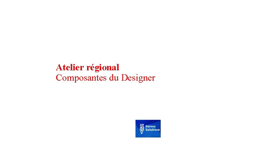 Atelier régional Composantes du Designer 