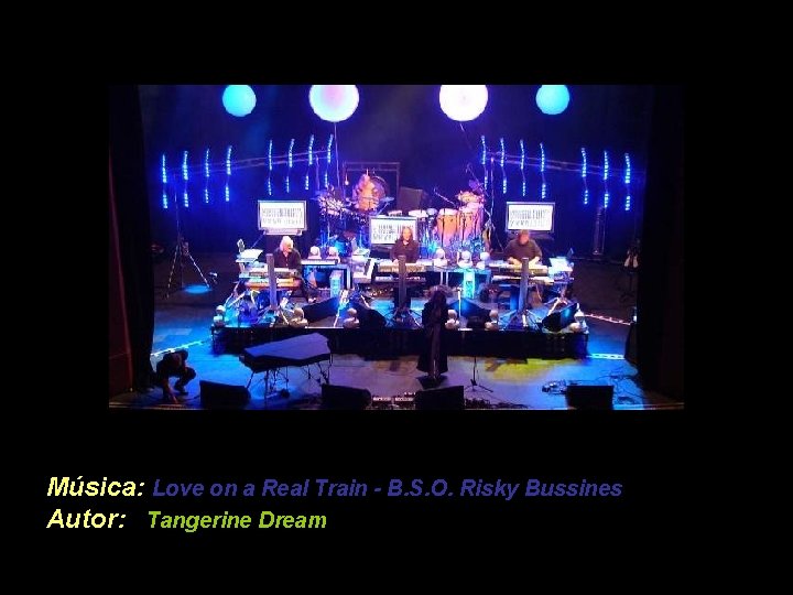 Música: Love on a Real Train - B. S. O. Risky Bussines Autor: Tangerine