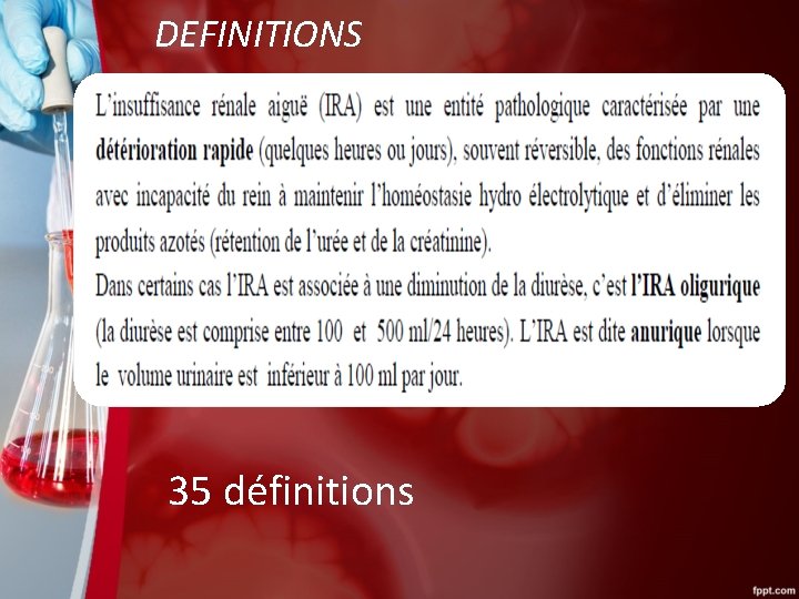 DEFINITIONS 35 définitions 