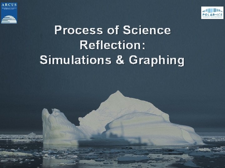 Process of Science Reflection: Simulations & Graphing 