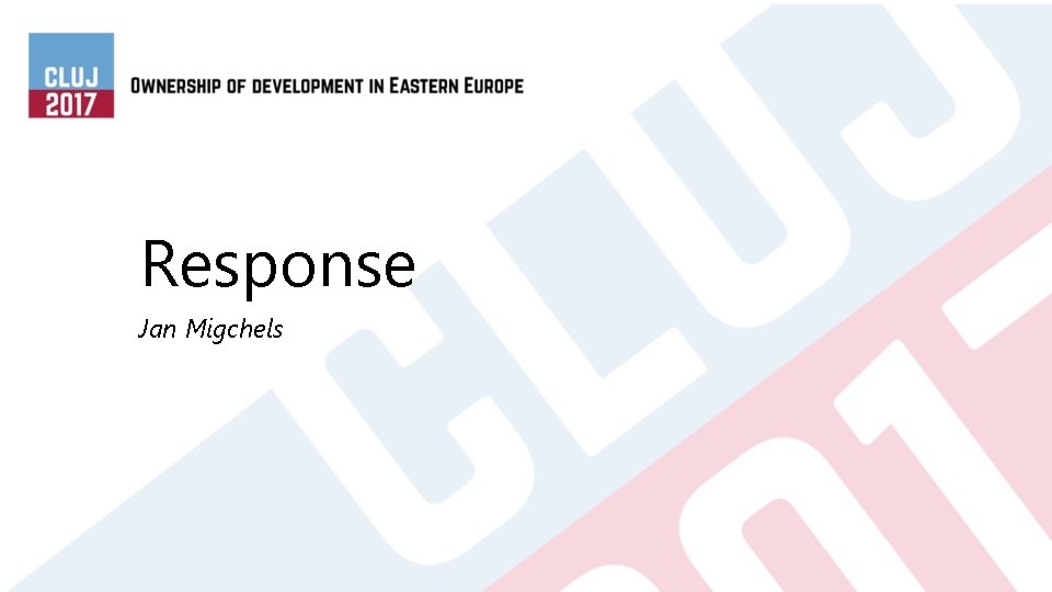 Response Jan Migchels 