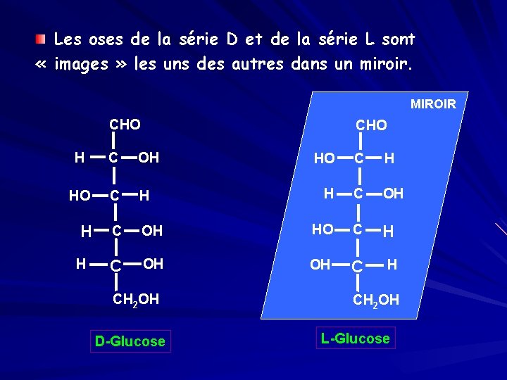 Les oses de la série D et de la série L sont « images