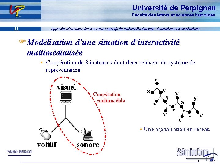 Université de Perpignan Faculté des lettres et sciences humaines 51 Approche sémiotique des processus