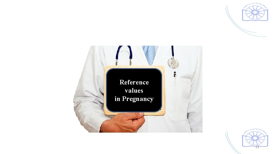 Reference values in Pregnancy 23 