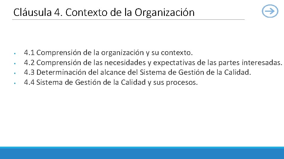 Cláusula 4. Contexto de la Organización § § 4. 1 Comprensión de la organización